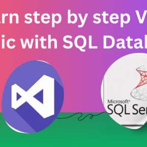 Learn step by step Visual Basic with SQL Database